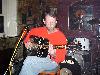 Chris and the first Fudjit Resonator guitar...