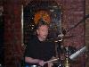 Andy gets to play the right side of the kit